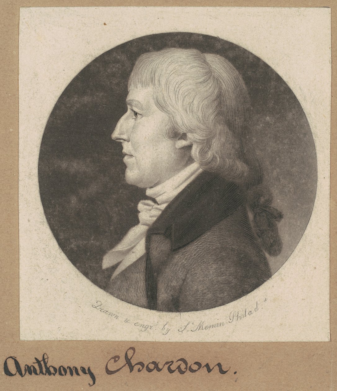 Antoniego Chardona autorstwa Charles B. J. Févret de Saint Mémin