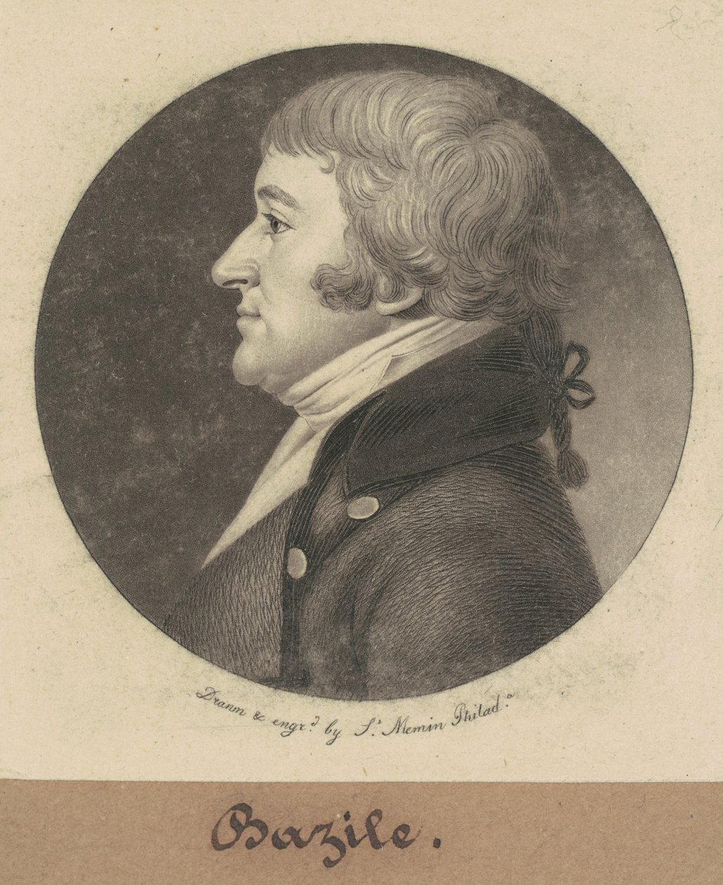 Bazylia autorstwa Charles B. J. Févret de Saint Mémin