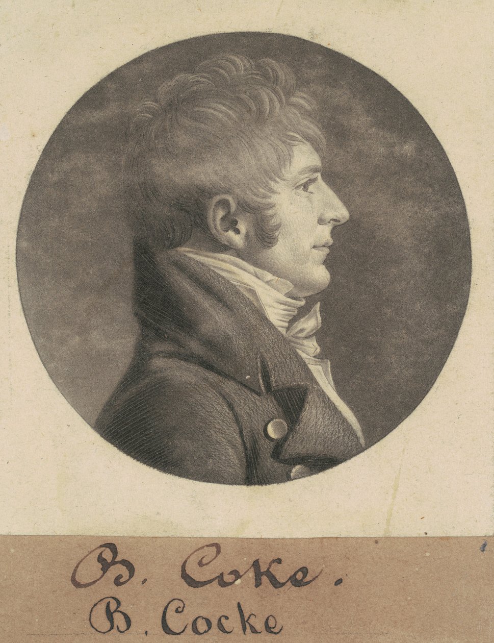 Benjamin Cocke autorstwa Charles B. J. Févret de Saint Mémin