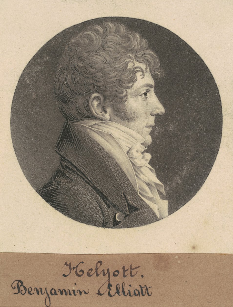 Benjamin Elliott autorstwa Charles B. J. Févret de Saint Mémin