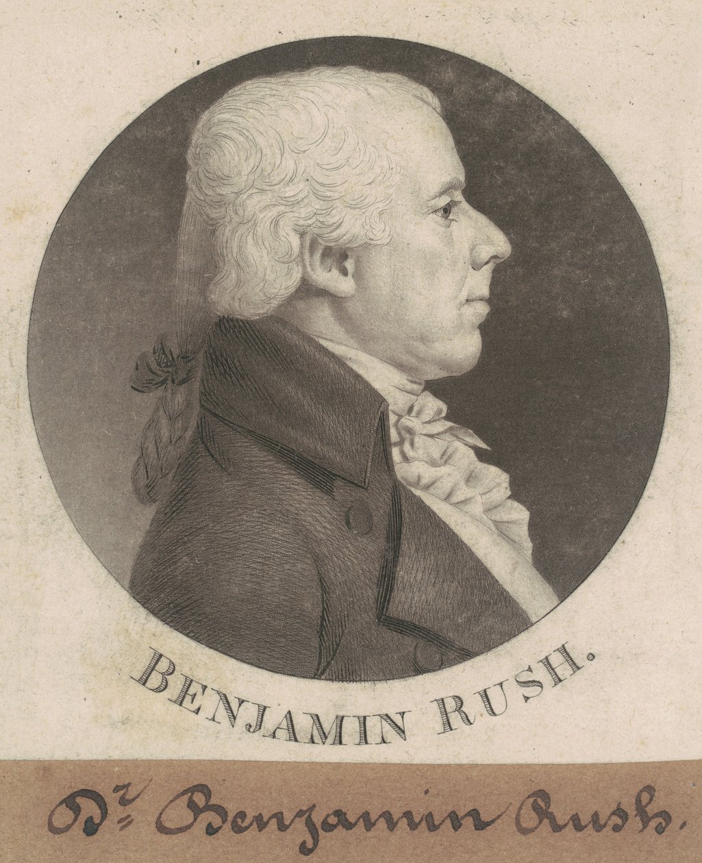 Benjamin Rush autorstwa Charles B. J. Févret de Saint Mémin