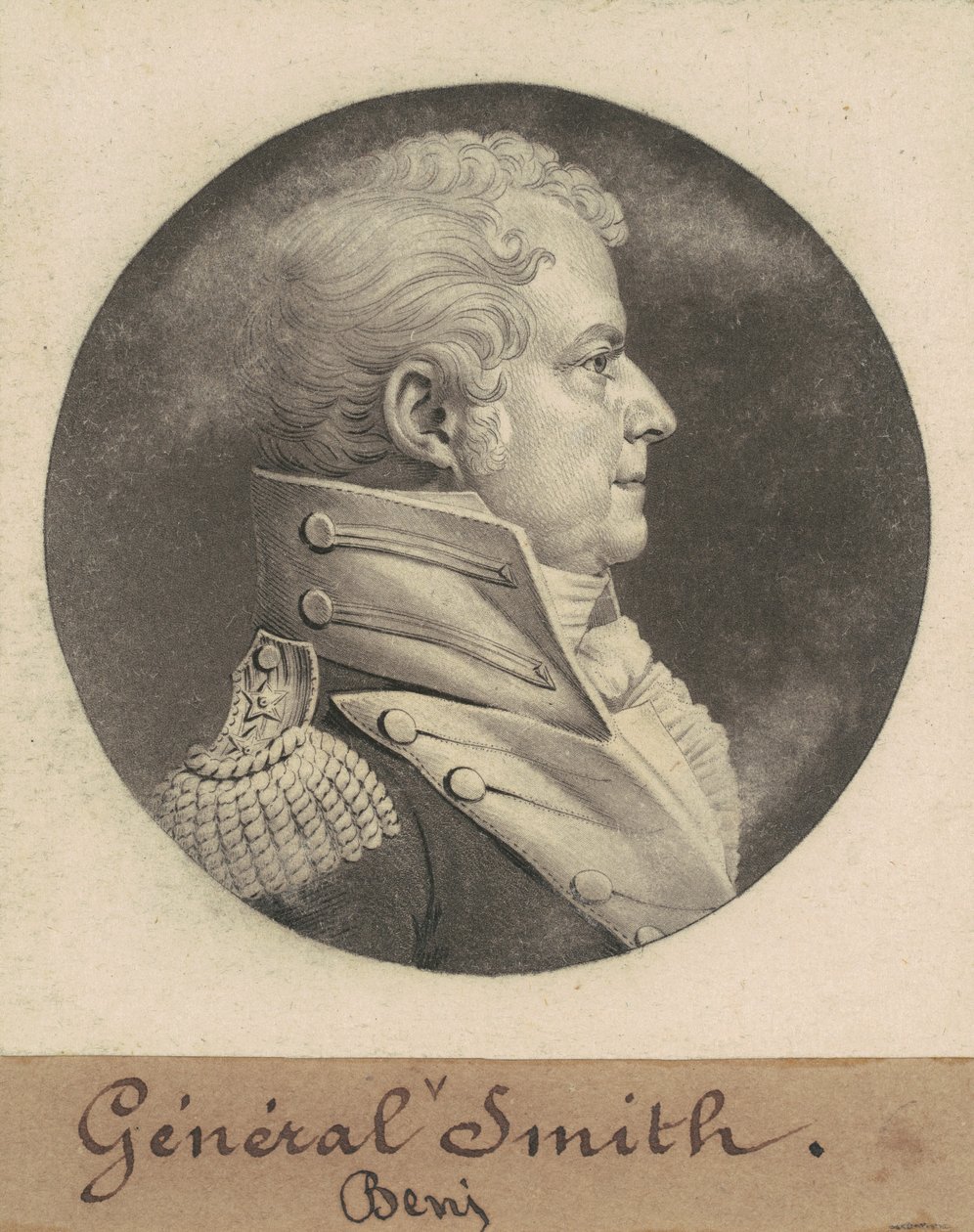 Benjamin Smith autorstwa Charles B. J. Févret de Saint Mémin