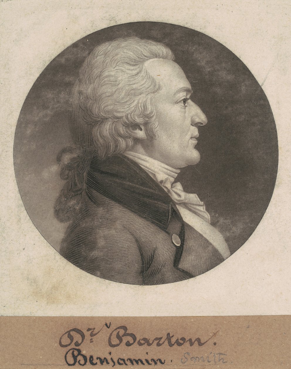 Benjamin Smith Barton autorstwa Charles B. J. Févret de Saint Mémin