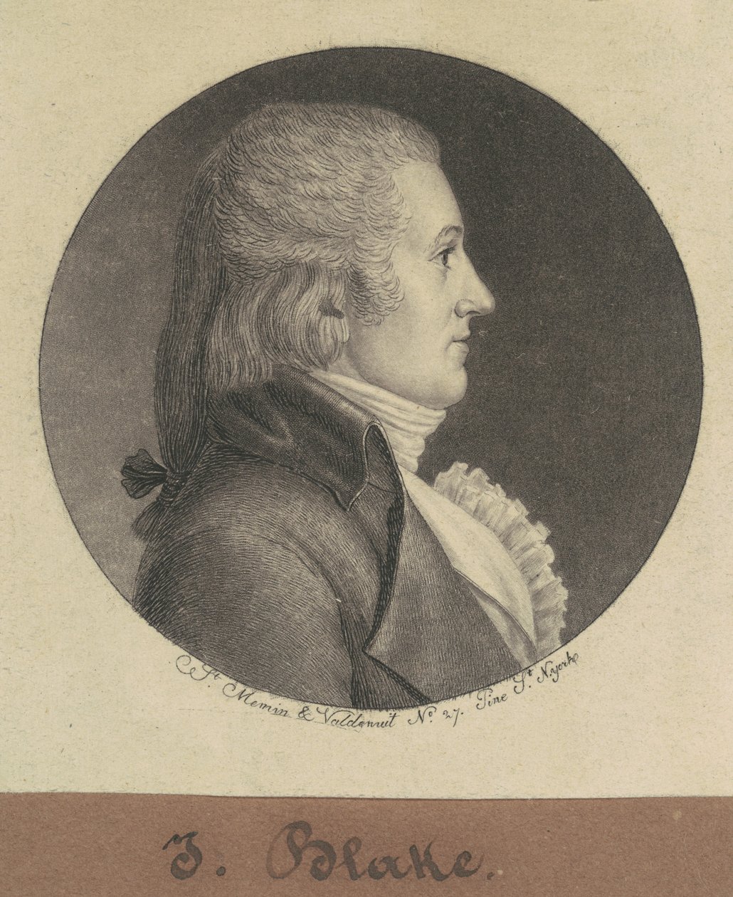 Blake autorstwa Charles B. J. Févret de Saint Mémin