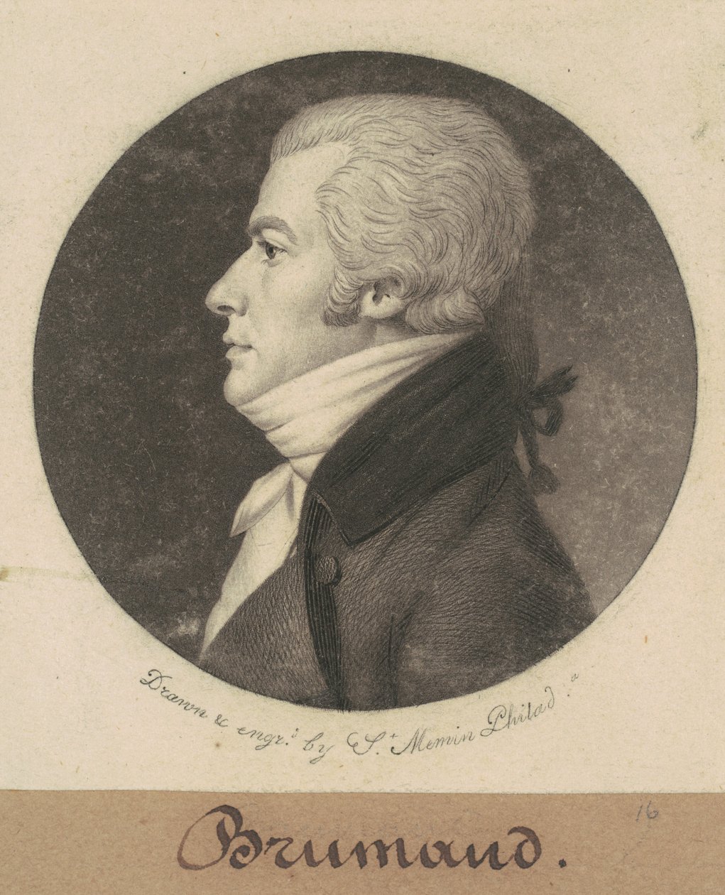 Brumaud autorstwa Charles B. J. Févret de Saint Mémin