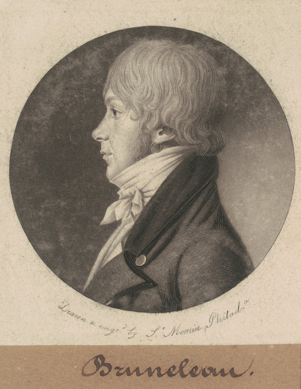 Bruneleau autorstwa Charles B. J. Févret de Saint Mémin