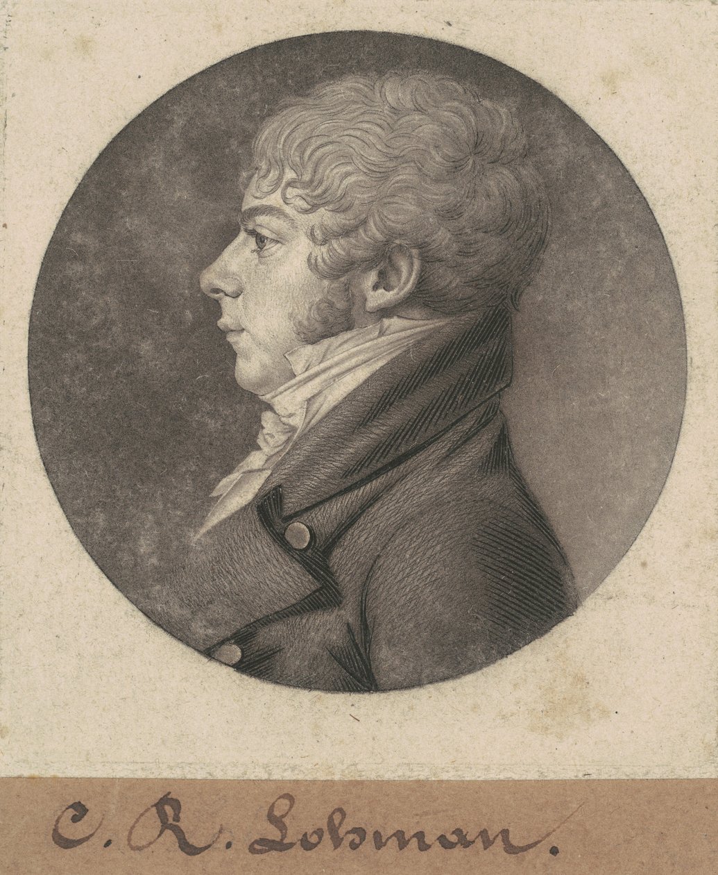 C. R. Lohman autorstwa Charles B. J. Févret de Saint Mémin