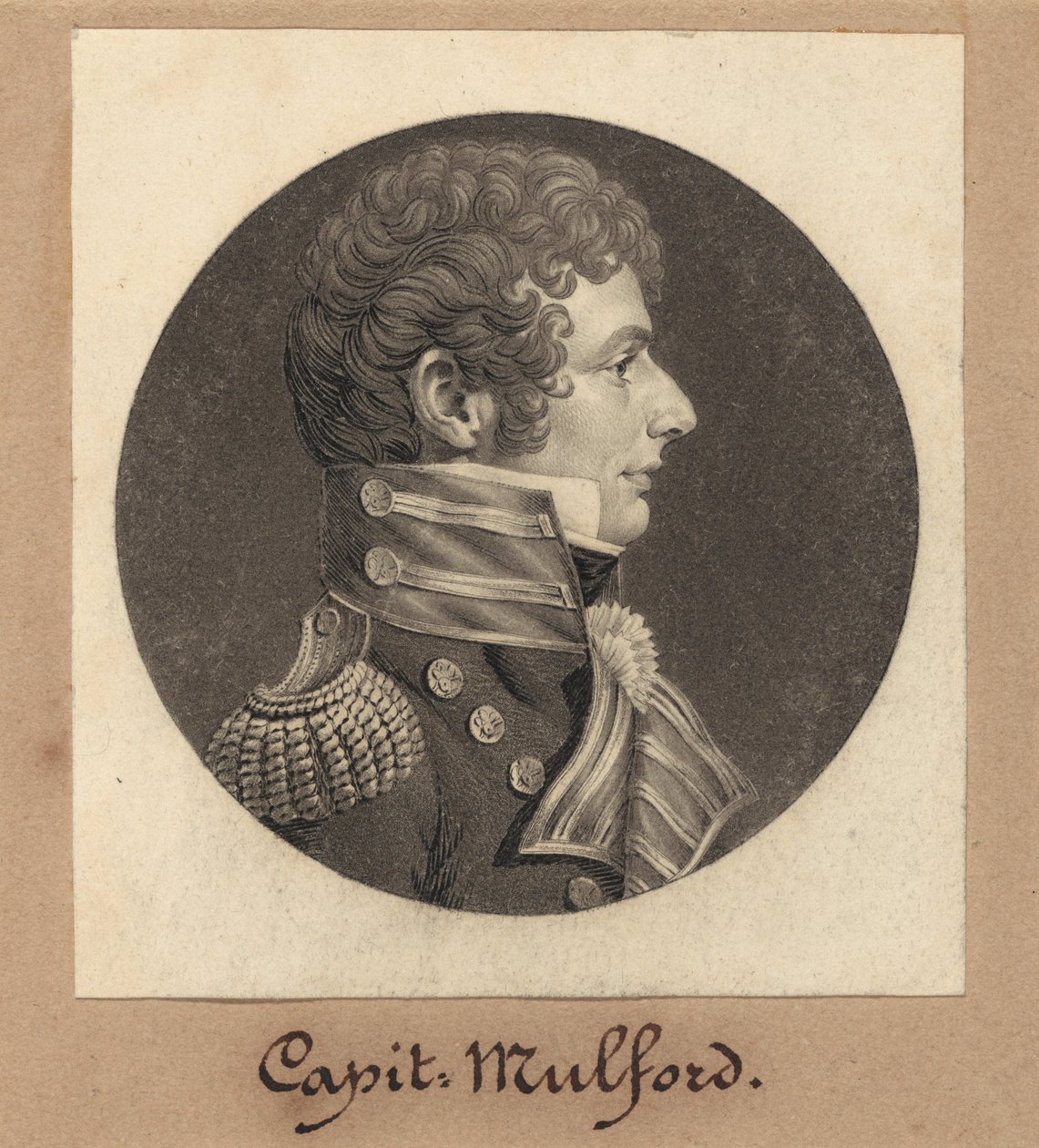 Kapitan Clarence Mulford autorstwa Charles B. J. Févret de Saint Mémin