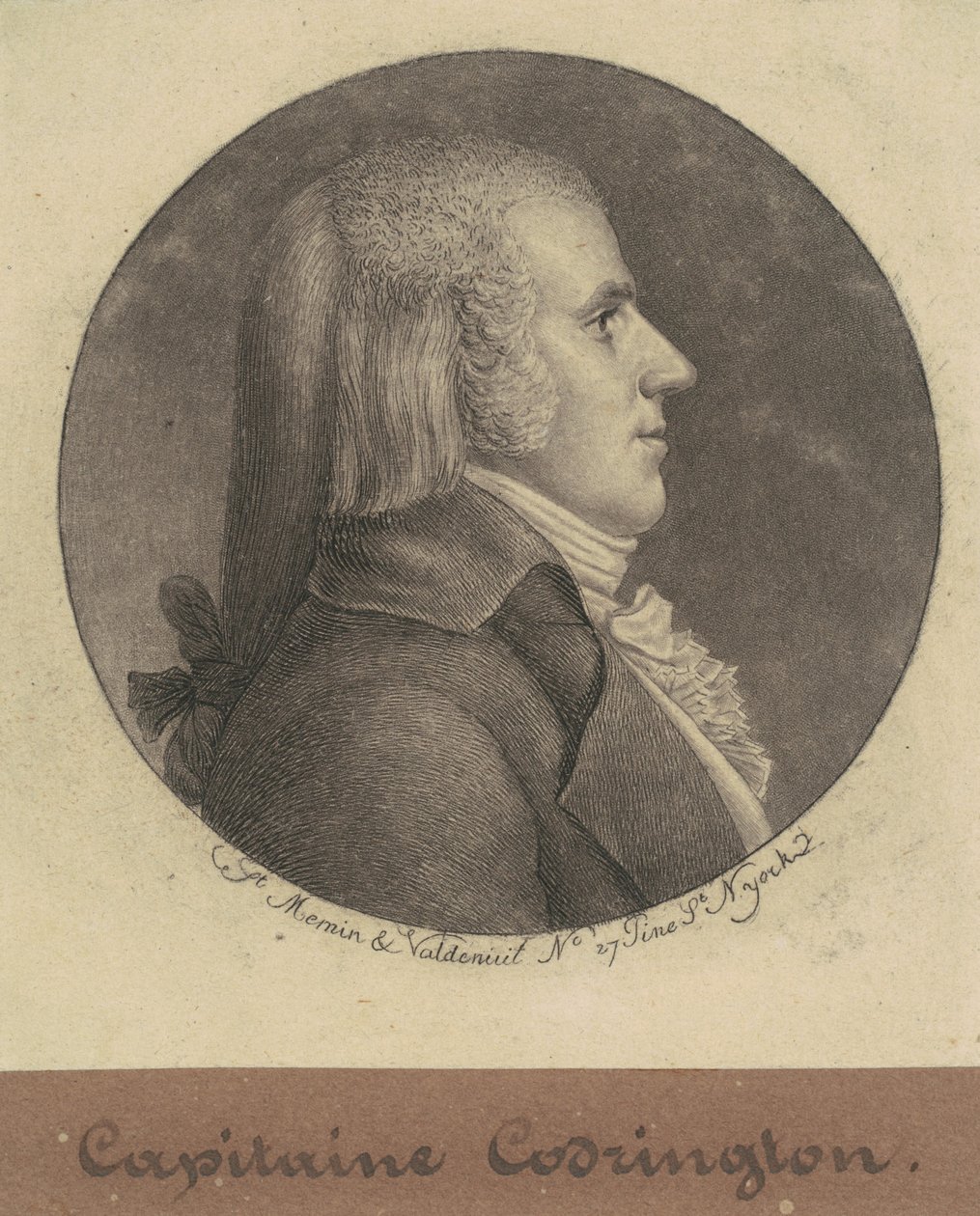 Kapitan Codrington autorstwa Charles B. J. Févret de Saint Mémin