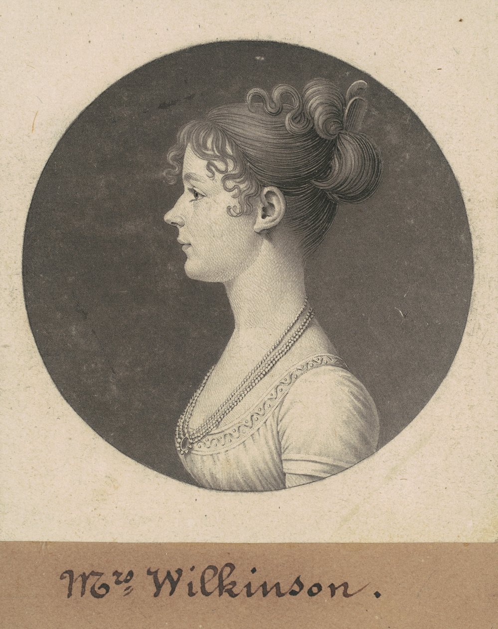 Katarzyna Andrews Wilkinson autorstwa Charles B. J. Févret de Saint Mémin