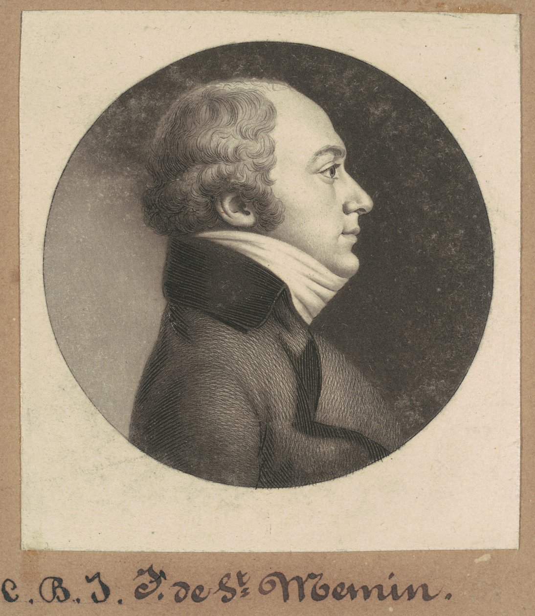 Charles Balthazar Julien Févret de Saint-Mémin autorstwa Charles B. J. Févret de Saint Mémin