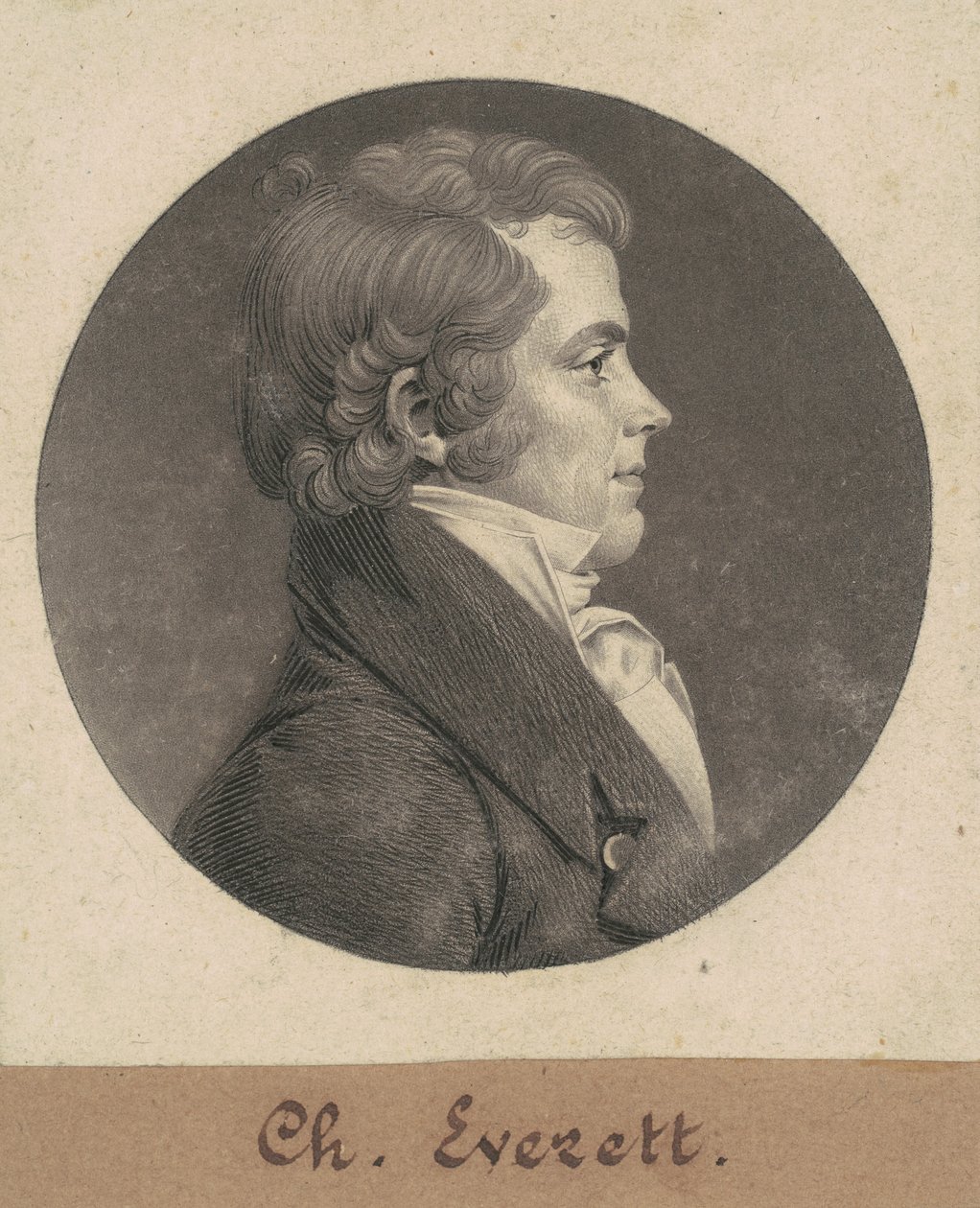 Karola Everetta autorstwa Charles B. J. Févret de Saint Mémin