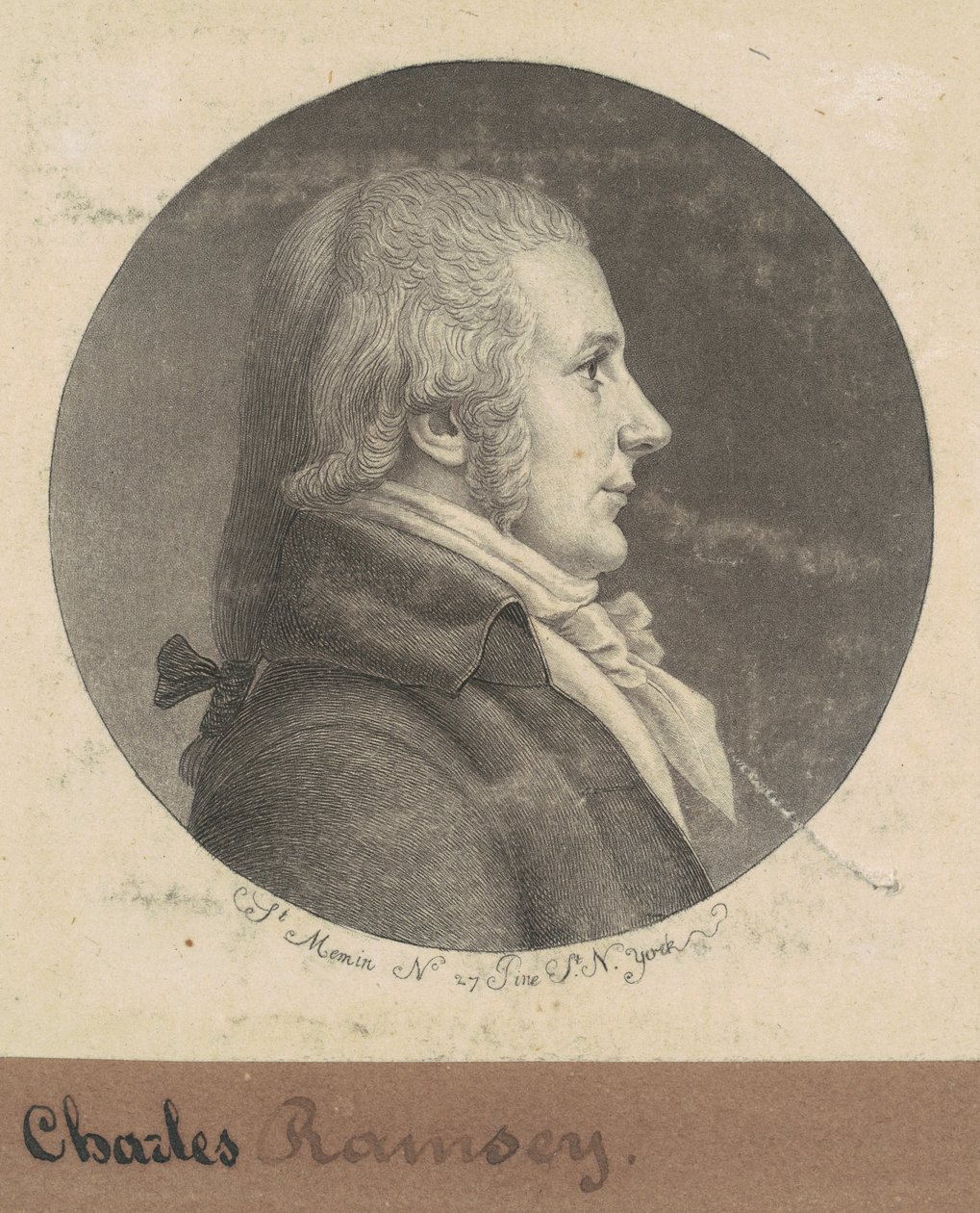 Charles Ramsay autorstwa Charles B. J. Févret de Saint Mémin