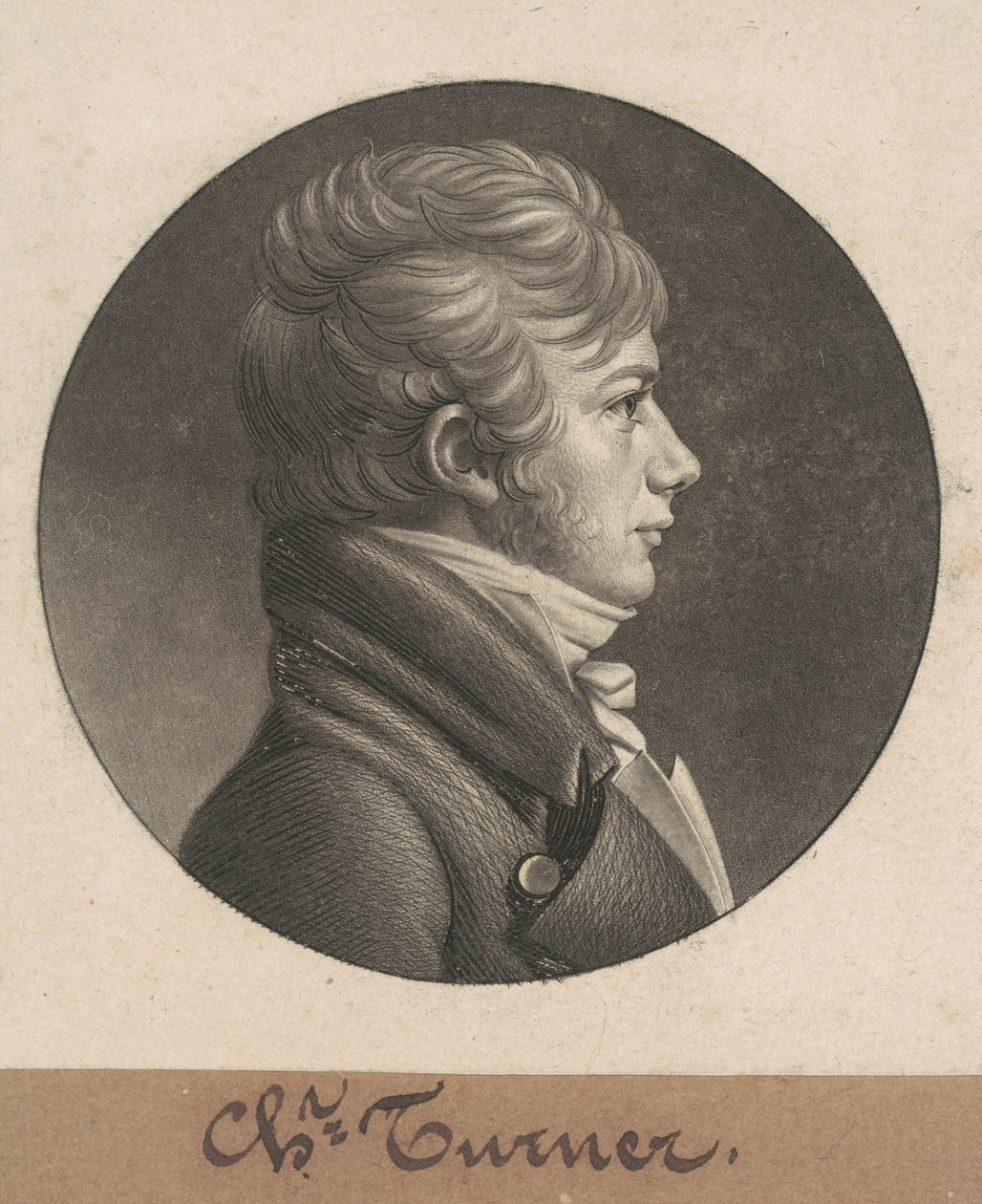 Karol Turner autorstwa Charles B. J. Févret de Saint Mémin