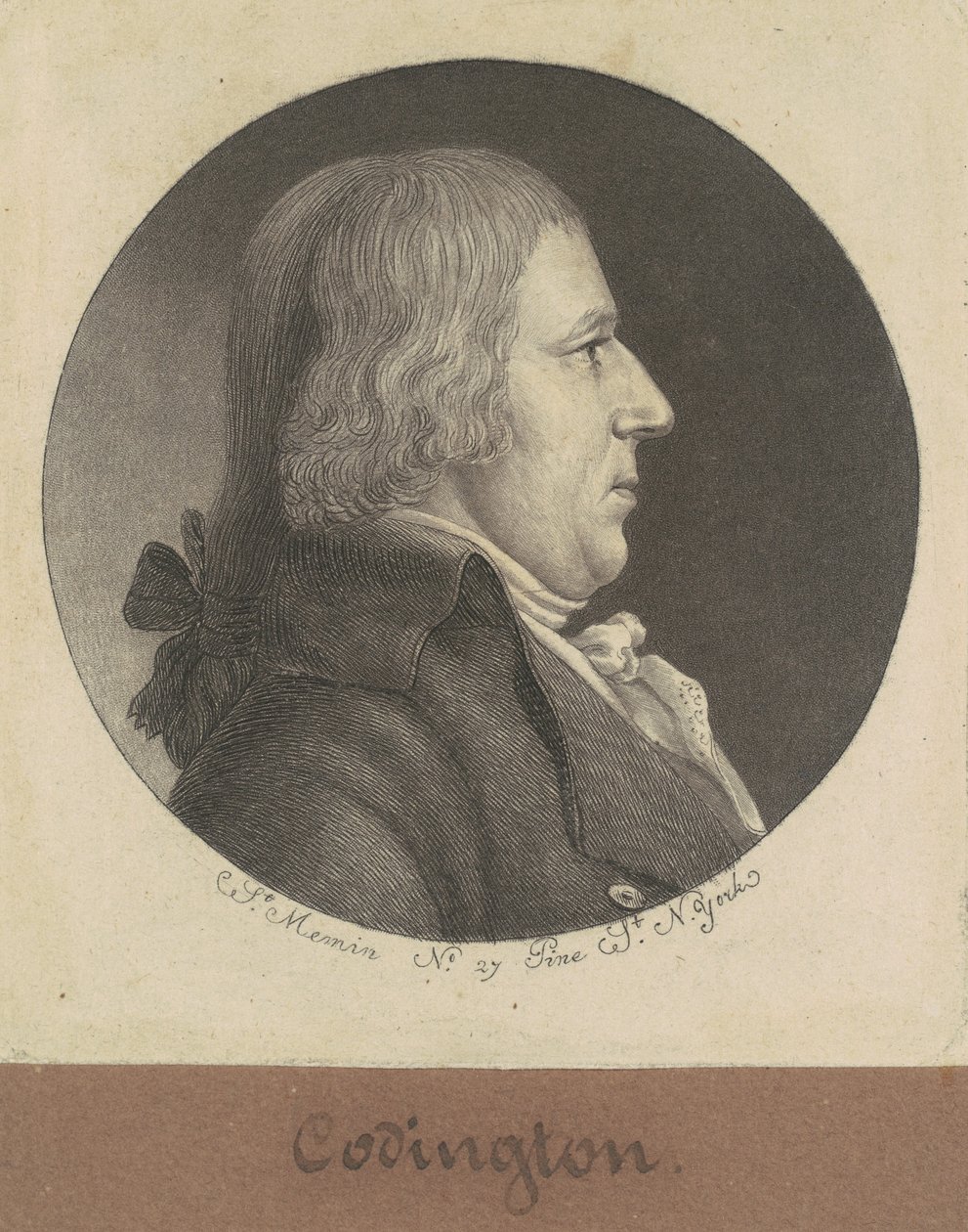 Coddington autorstwa Charles B. J. Févret de Saint Mémin