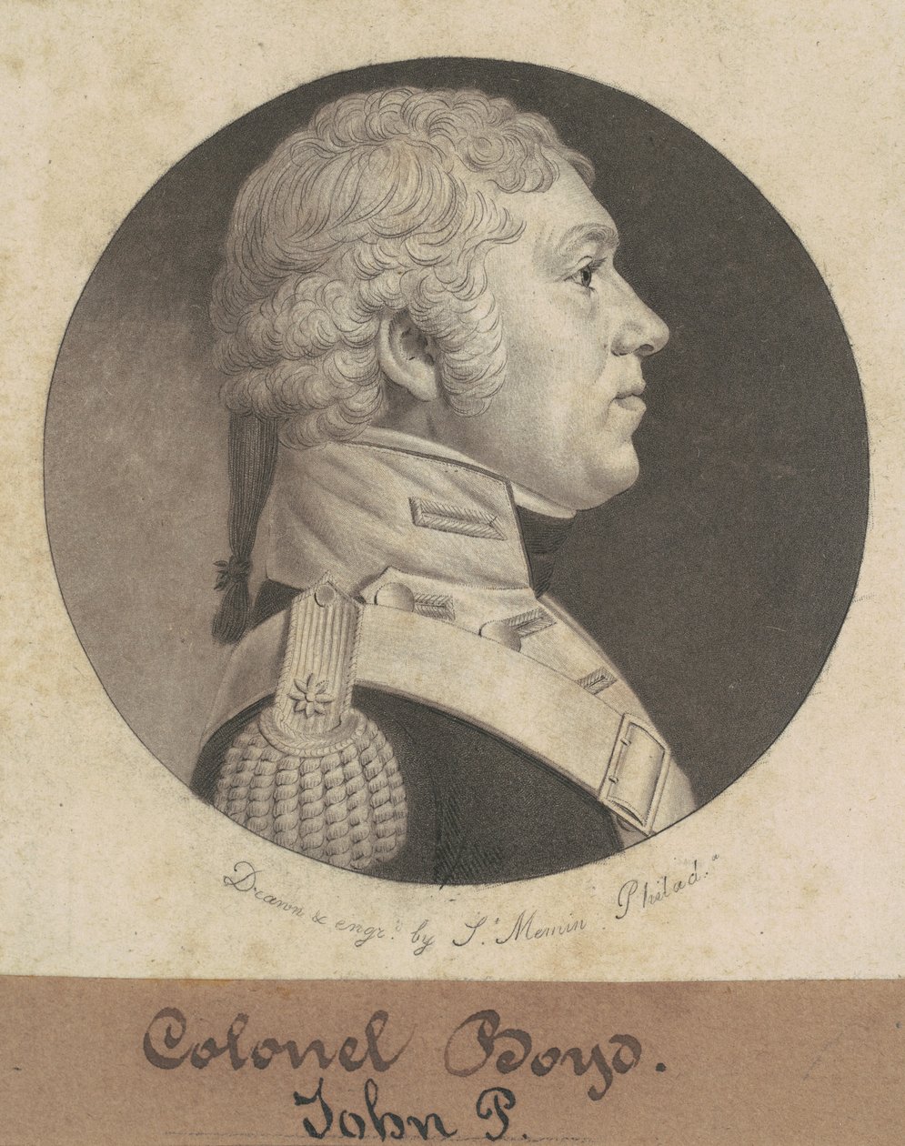 Pułkownik Boyd autorstwa Charles B. J. Févret de Saint Mémin