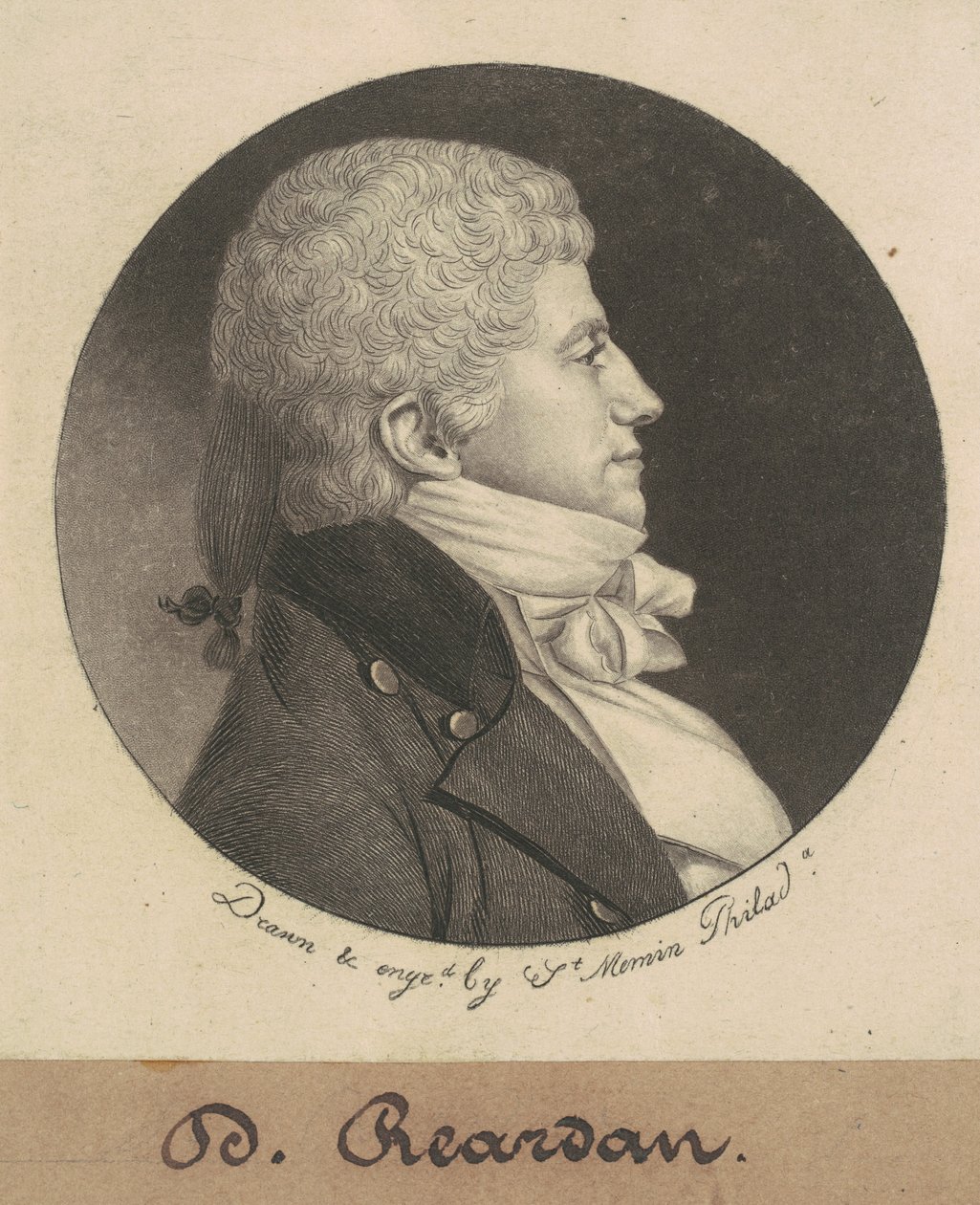 D. Reardan autorstwa Charles B. J. Févret de Saint Mémin