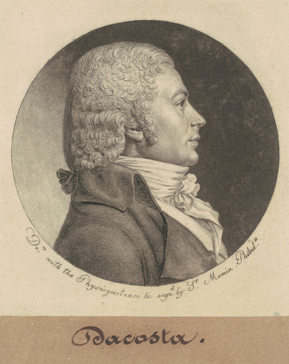 Dacosta autorstwa Charles B. J. Févret de Saint Mémin