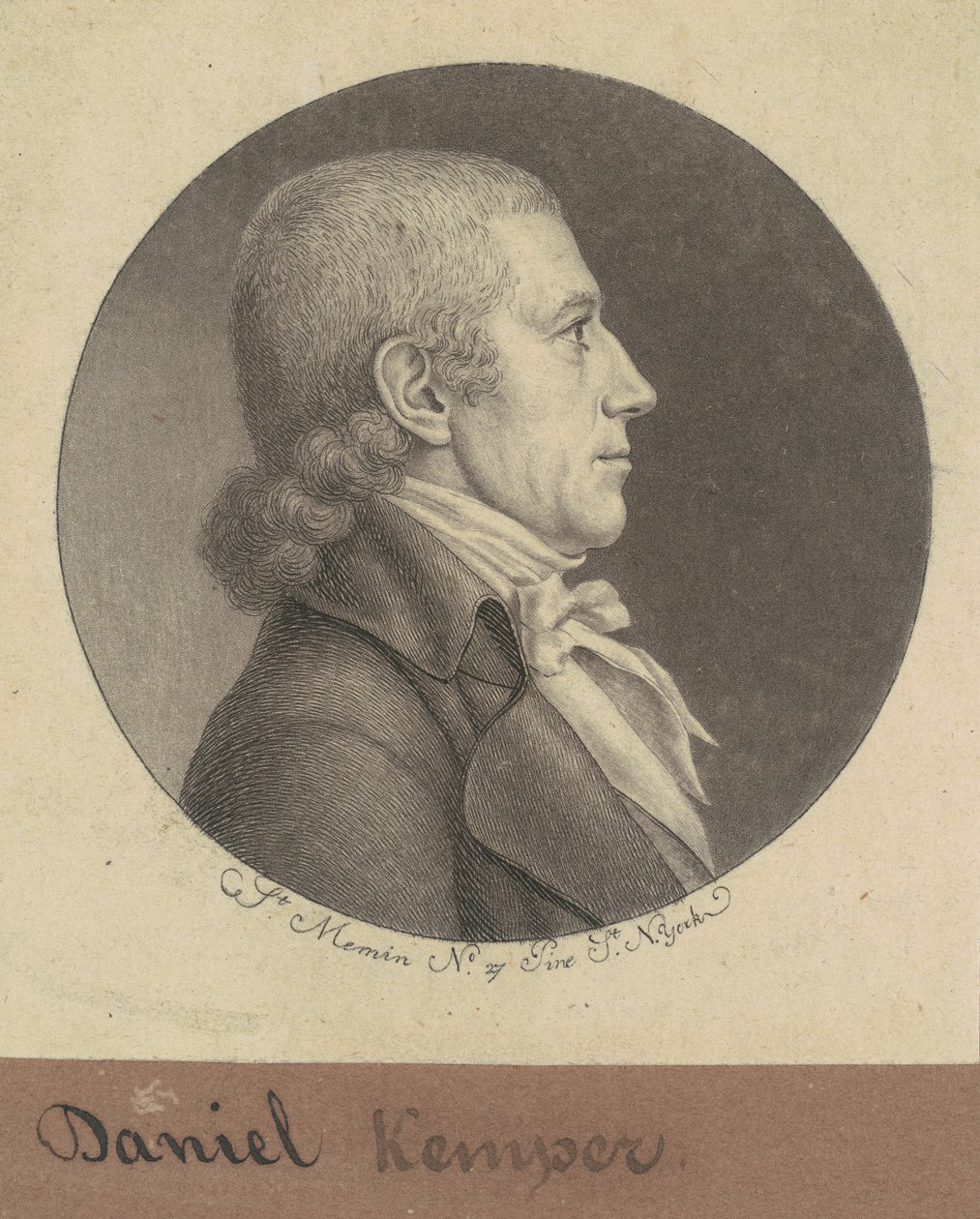 Daniel Kemper autorstwa Charles B. J. Févret de Saint Mémin