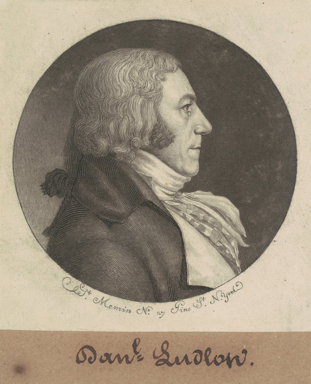 Daniel Ludlow autorstwa Charles B. J. Févret de Saint Mémin