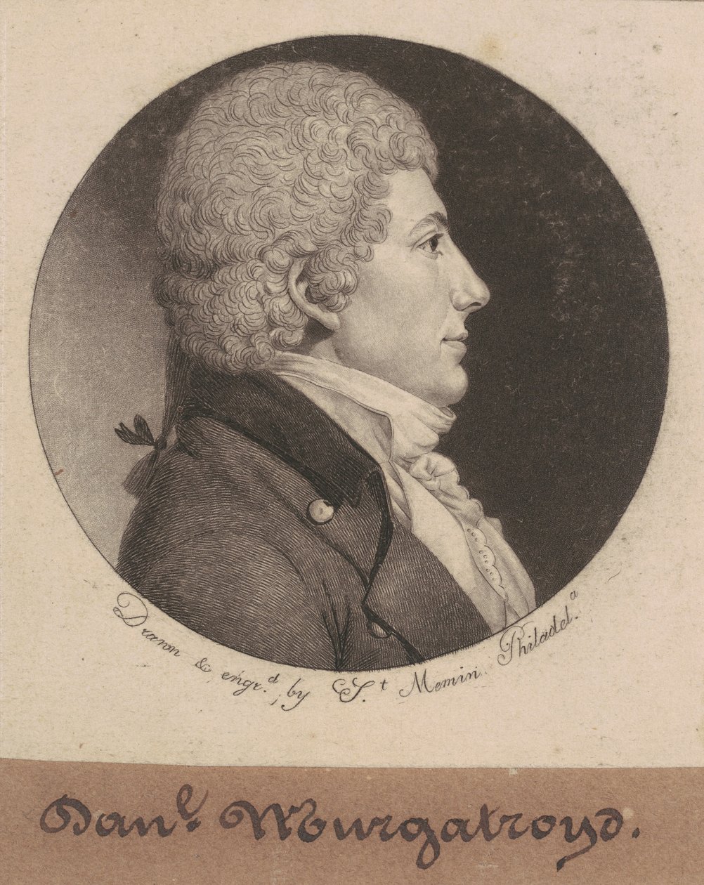 Daniel Murgatroyd autorstwa Charles B. J. Févret de Saint Mémin