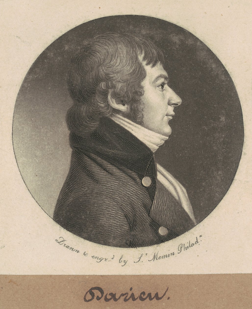 Dariusz autorstwa Charles B. J. Févret de Saint Mémin