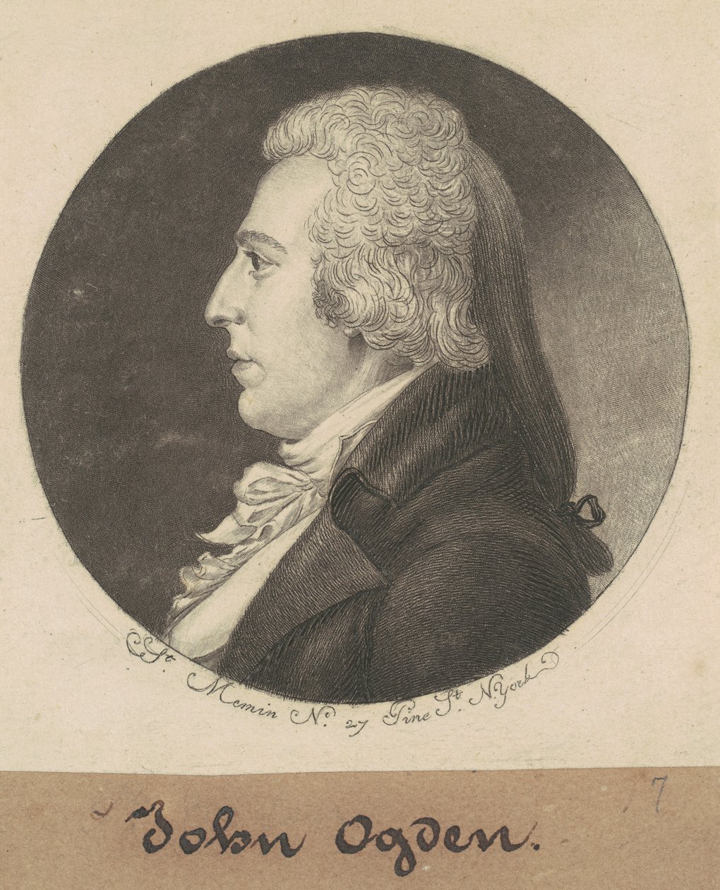 David A. Ogden autorstwa Charles B. J. Févret de Saint Mémin