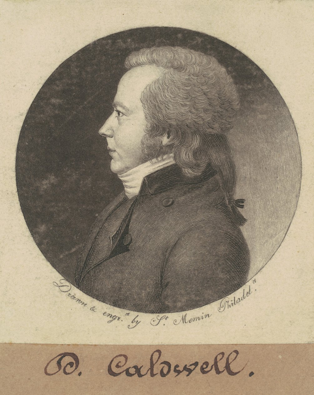 David Caldwell autorstwa Charles B. J. Févret de Saint Mémin