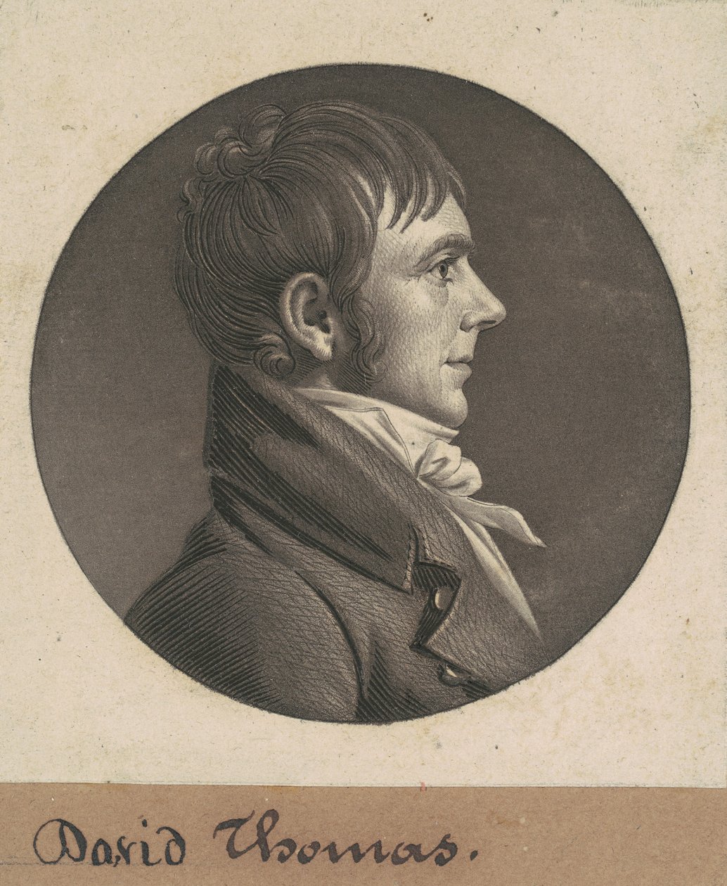 David Thomas autorstwa Charles B. J. Févret de Saint Mémin