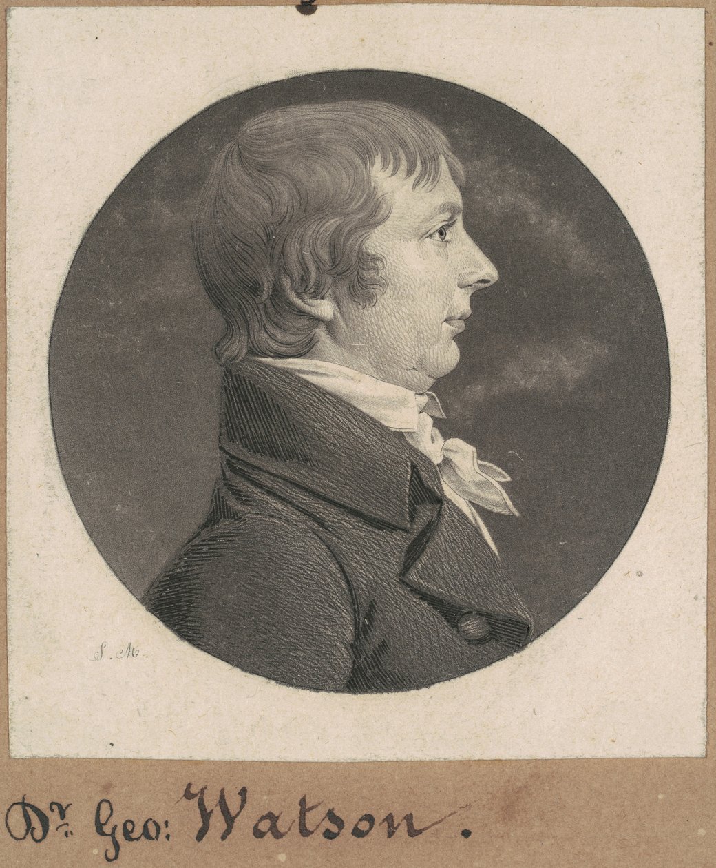 David Watson autorstwa Charles B. J. Févret de Saint Mémin