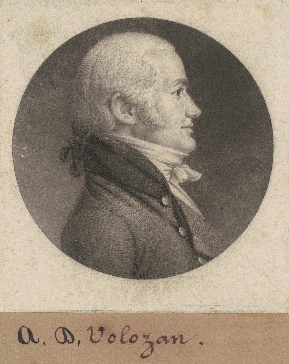 Tenis A. Volozan autorstwa Charles B. J. Févret de Saint Mémin