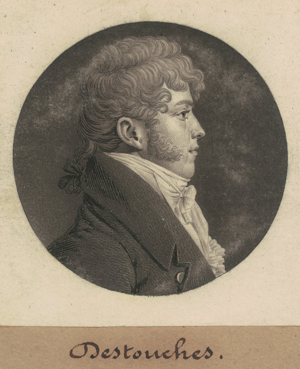 guziki autorstwa Charles B. J. Févret de Saint Mémin