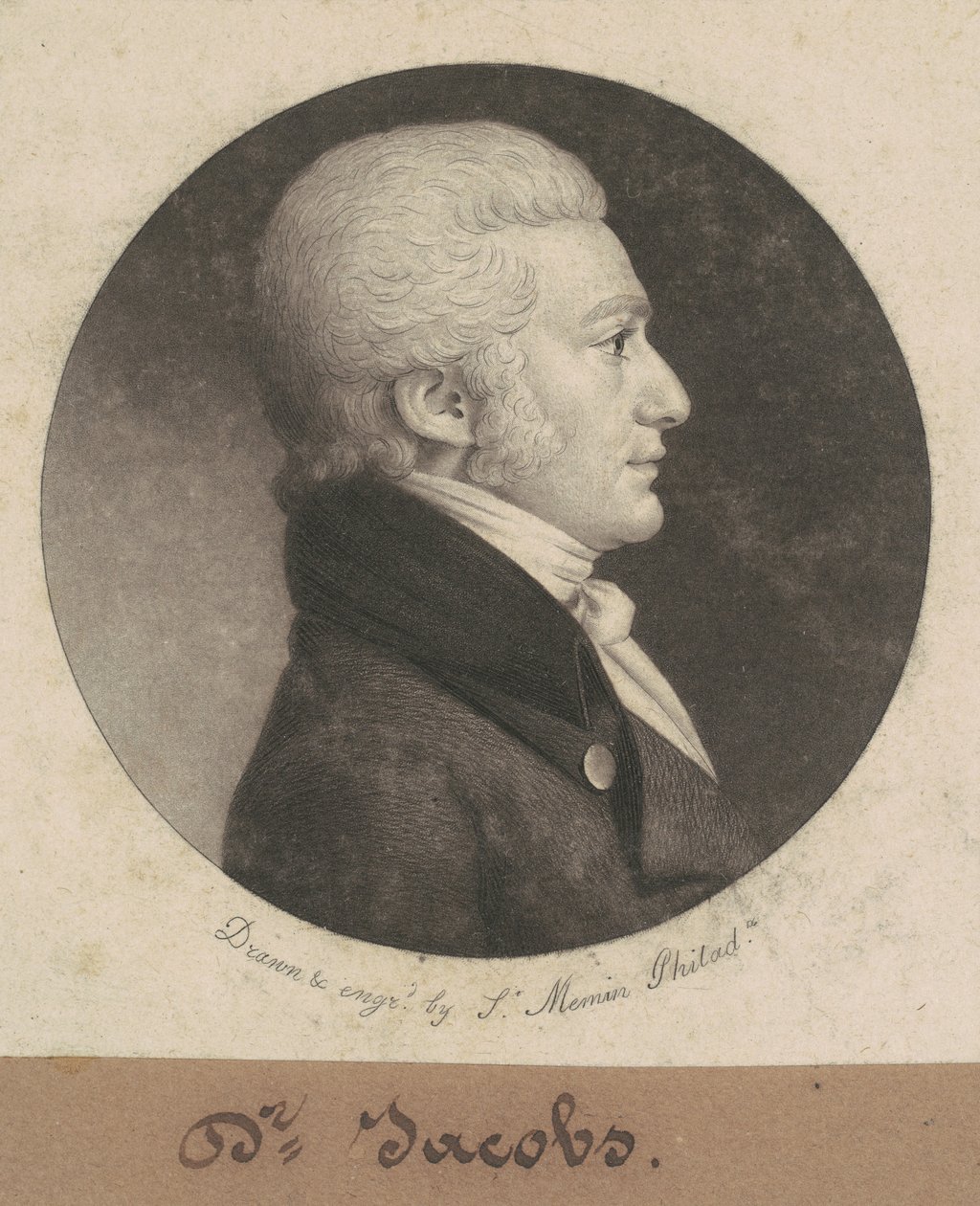 dr Jacobs autorstwa Charles B. J. Févret de Saint Mémin
