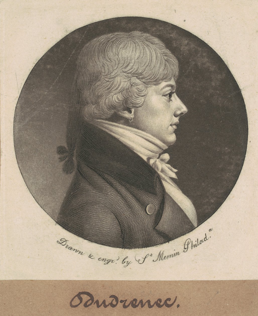 Dudrenec autorstwa Charles B. J. Févret de Saint Mémin