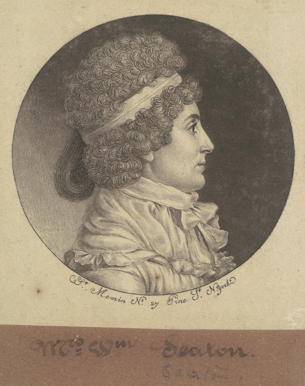 Elizabeth Ann Bayley Seton autorstwa Charles B. J. Févret de Saint Mémin