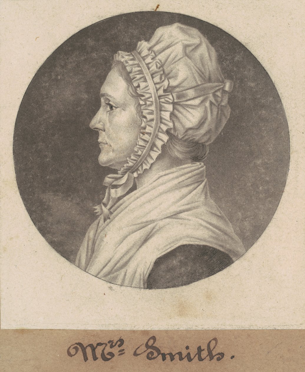 Elżbieta Custis Teackle Smith autorstwa Charles B. J. Févret de Saint Mémin