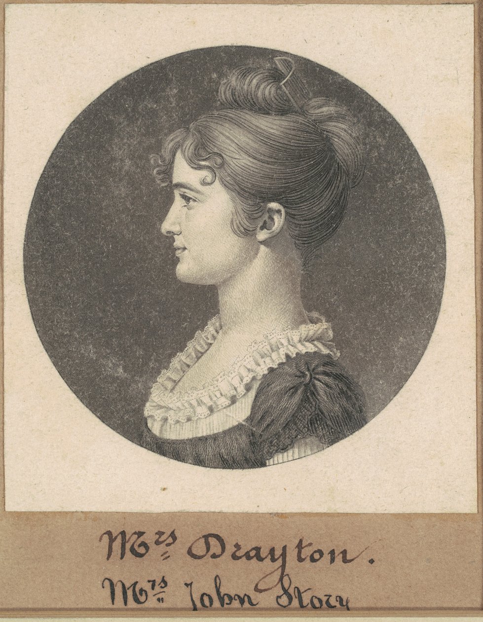 Elizabeth Porcher Gaillard Stoney autorstwa Charles B. J. Févret de Saint Mémin
