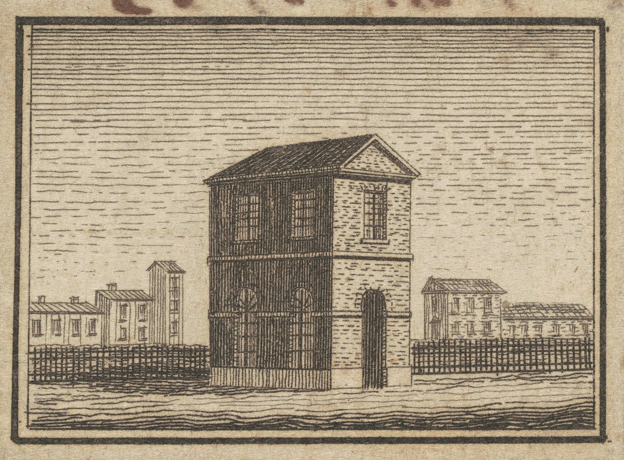 Esperanza, mały budynek autorstwa Charles B. J. Févret de Saint Mémin