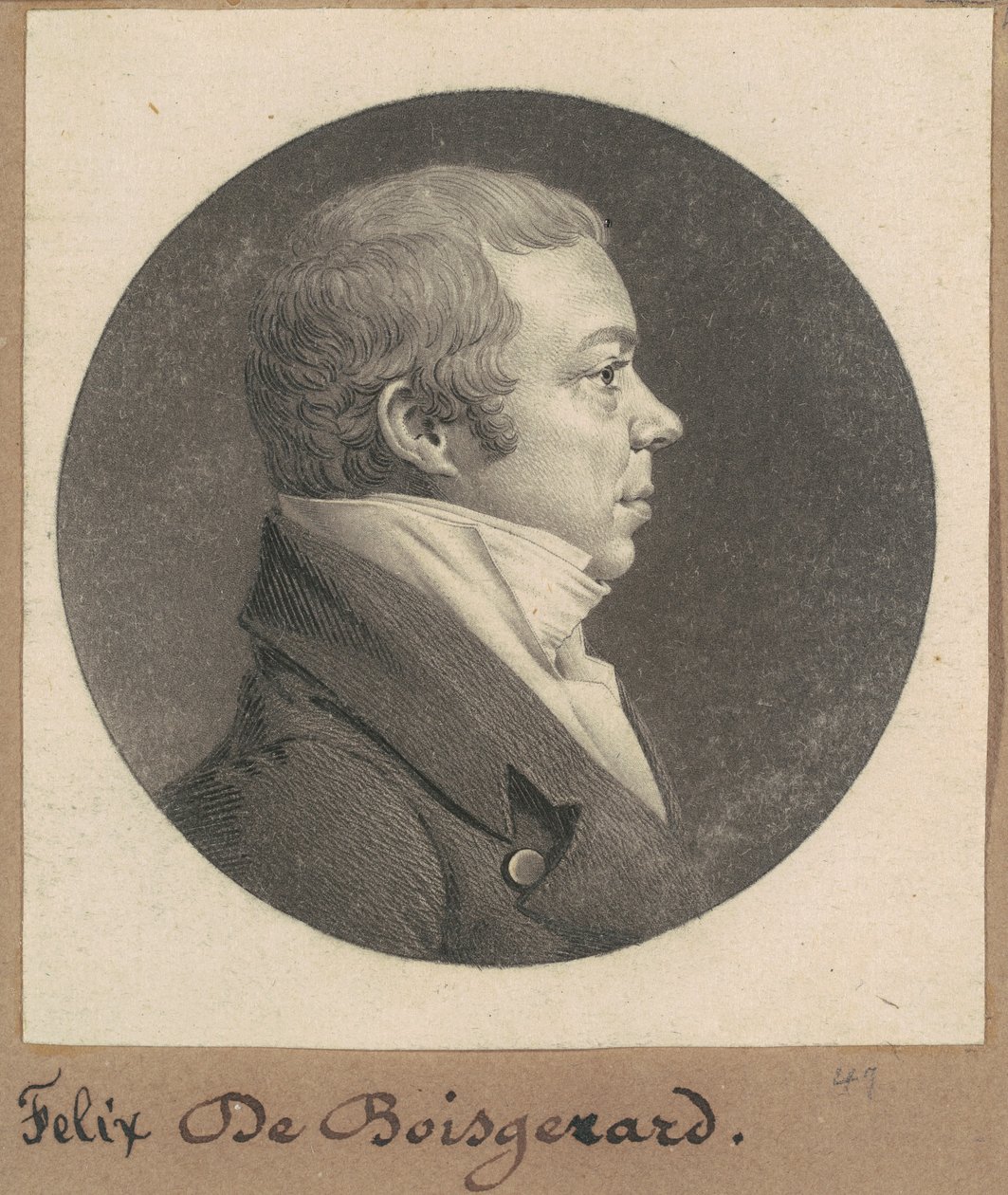 Felix Constant de Boisgerard autorstwa Charles B. J. Févret de Saint Mémin