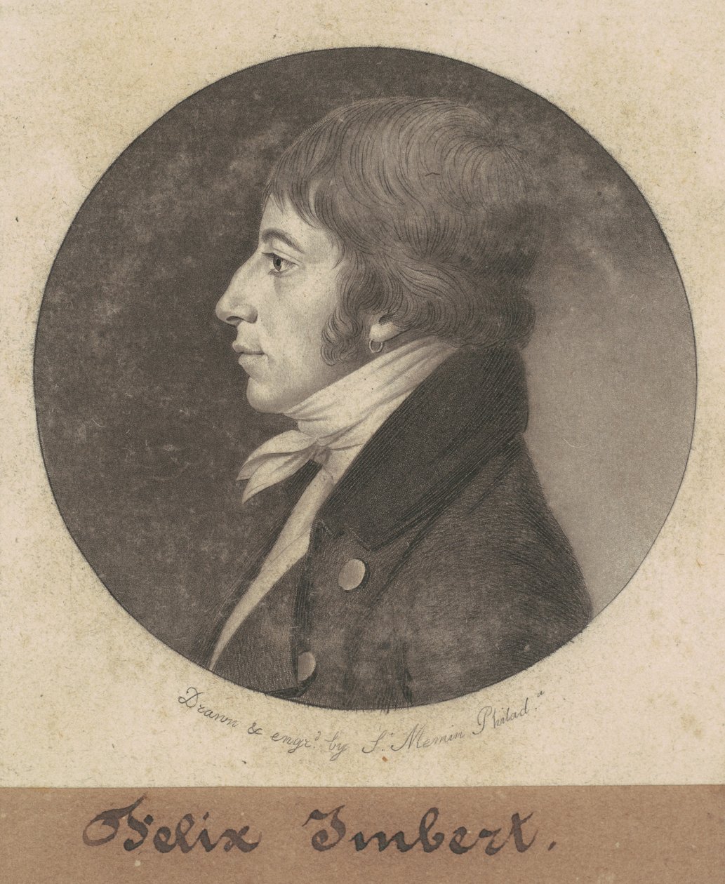 Feliks Imbert autorstwa Charles B. J. Févret de Saint Mémin