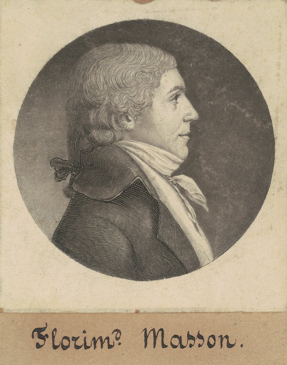 Florimond Masson autorstwa Charles B. J. Févret de Saint Mémin