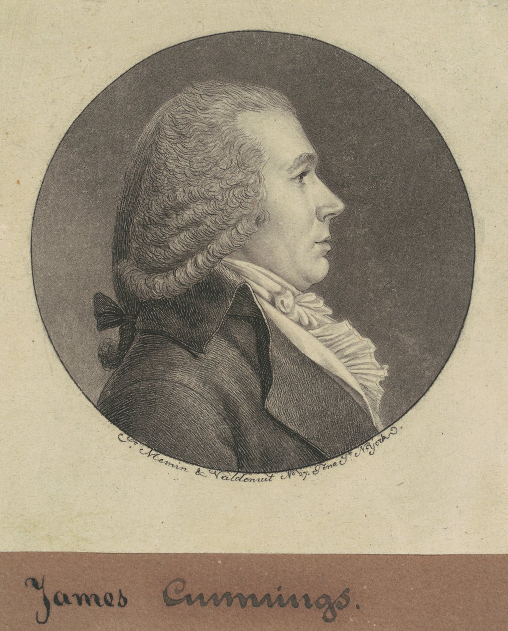Fortescue Cuming autorstwa Charles B. J. Févret de Saint Mémin