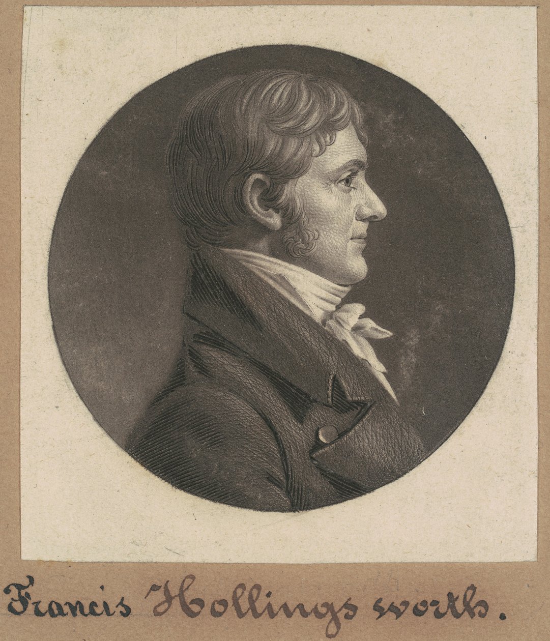 Franciszek Hollingsworth autorstwa Charles B. J. Févret de Saint Mémin