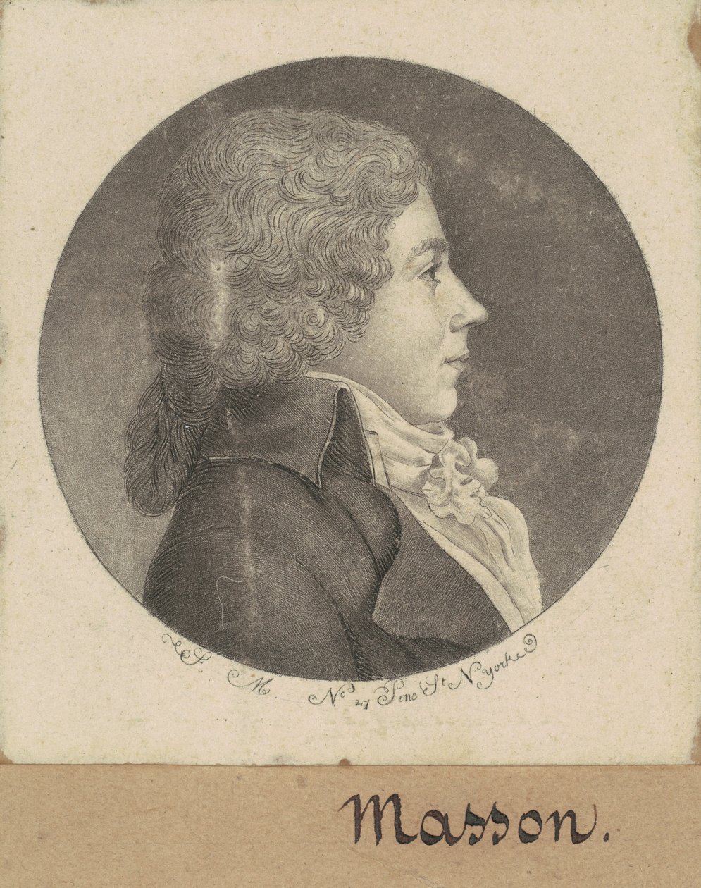 Francois Desire Masson autorstwa Charles B. J. Févret de Saint Mémin