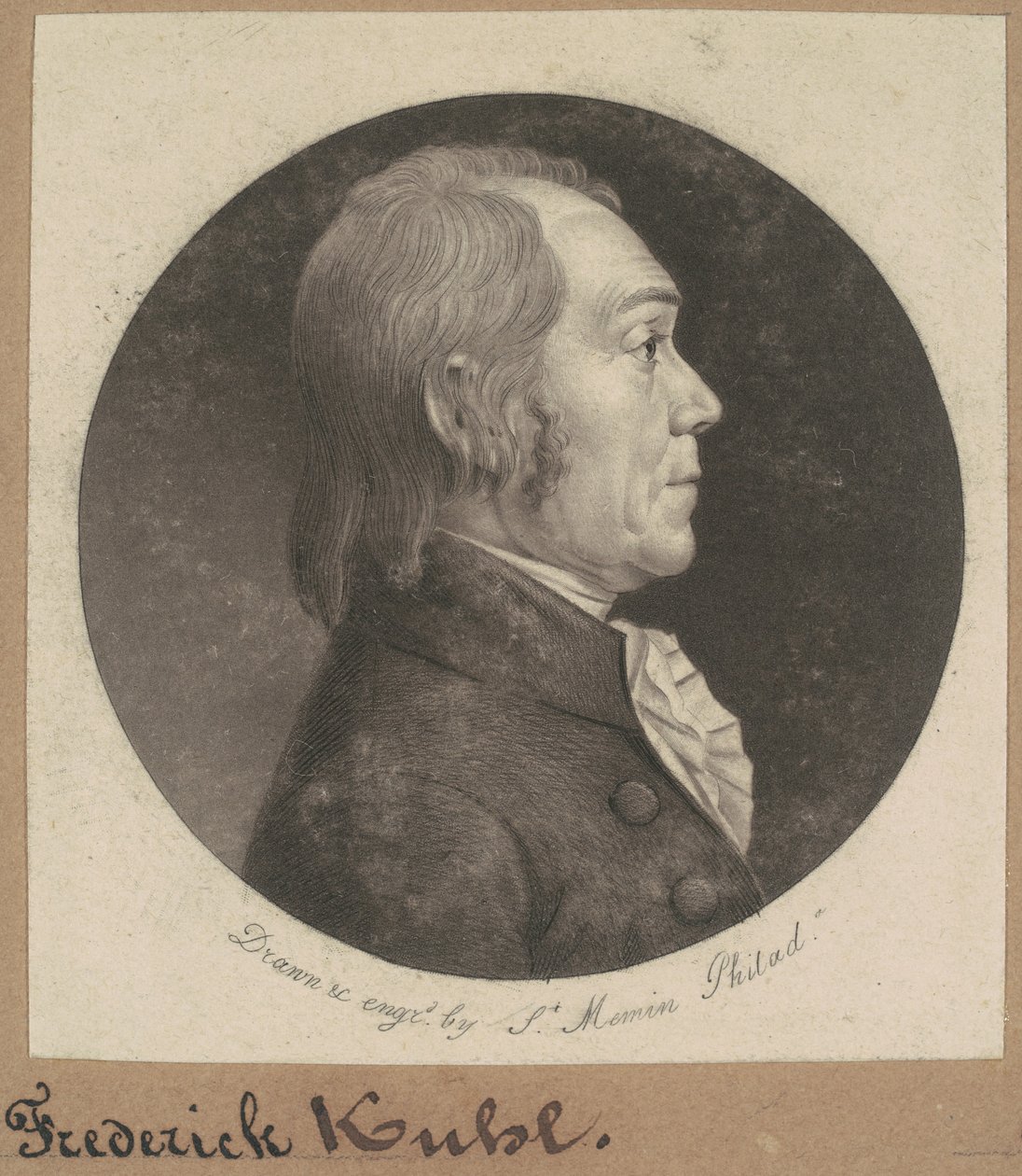Fryderyk Kuhl autorstwa Charles B. J. Févret de Saint Mémin