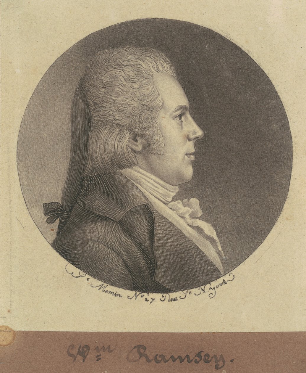 George Fitzwilliam autorstwa Charles B. J. Févret de Saint Mémin