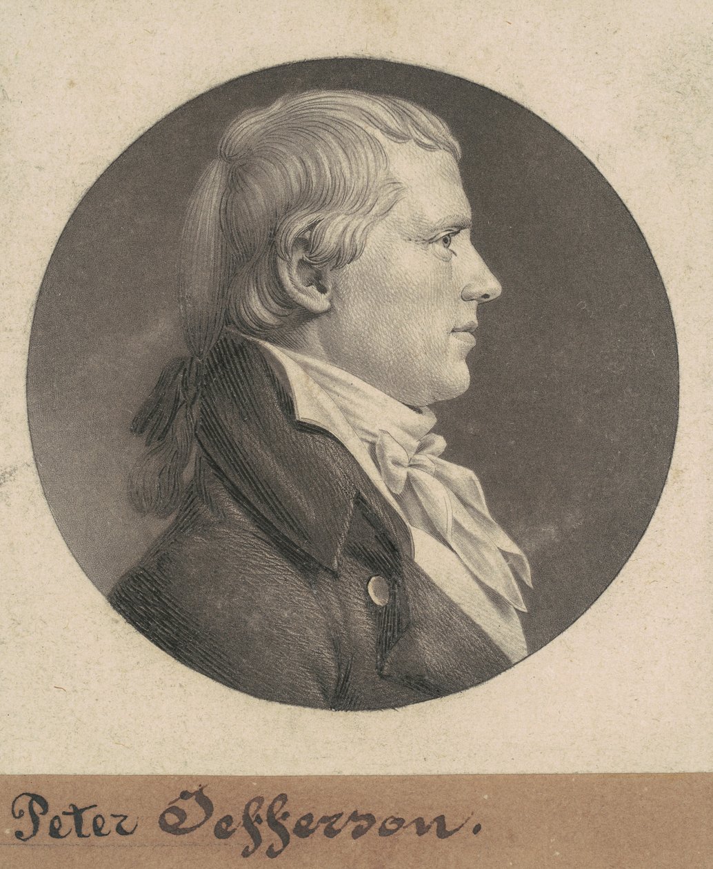 George Jefferson, Jr. autorstwa Charles B. J. Févret de Saint Mémin