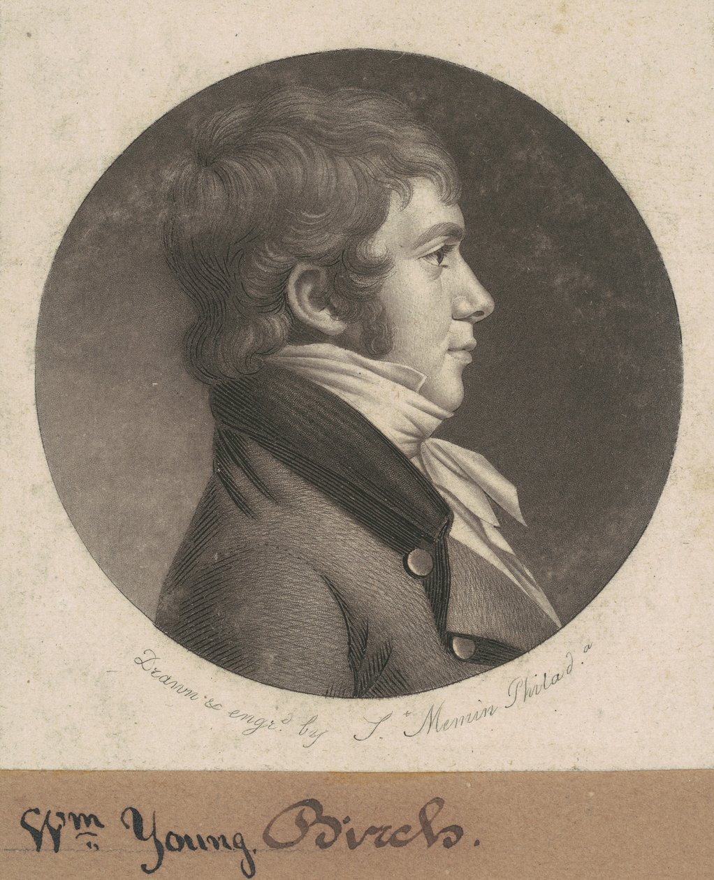 George Pepper autorstwa Charles B. J. Févret de Saint Mémin