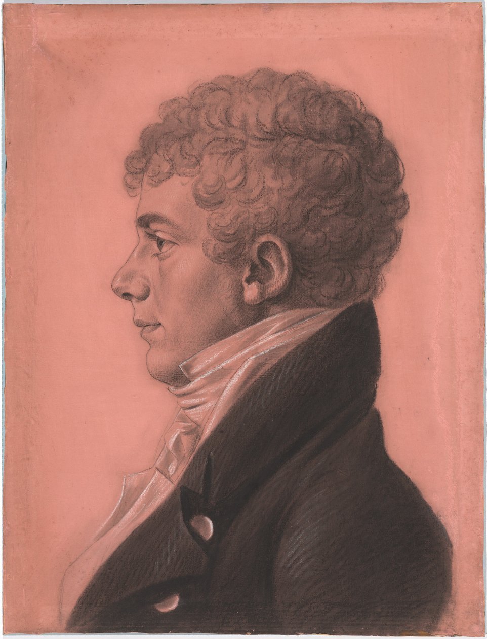 George Raleigh Dearborn autorstwa Charles B. J. Févret de Saint Mémin