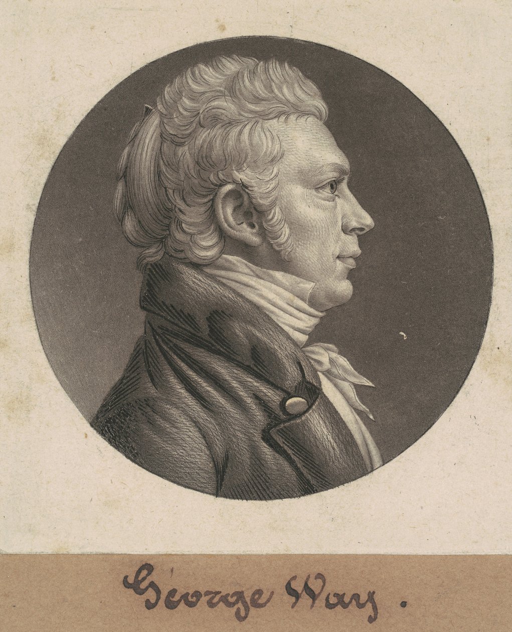George Way autorstwa Charles B. J. Févret de Saint Mémin